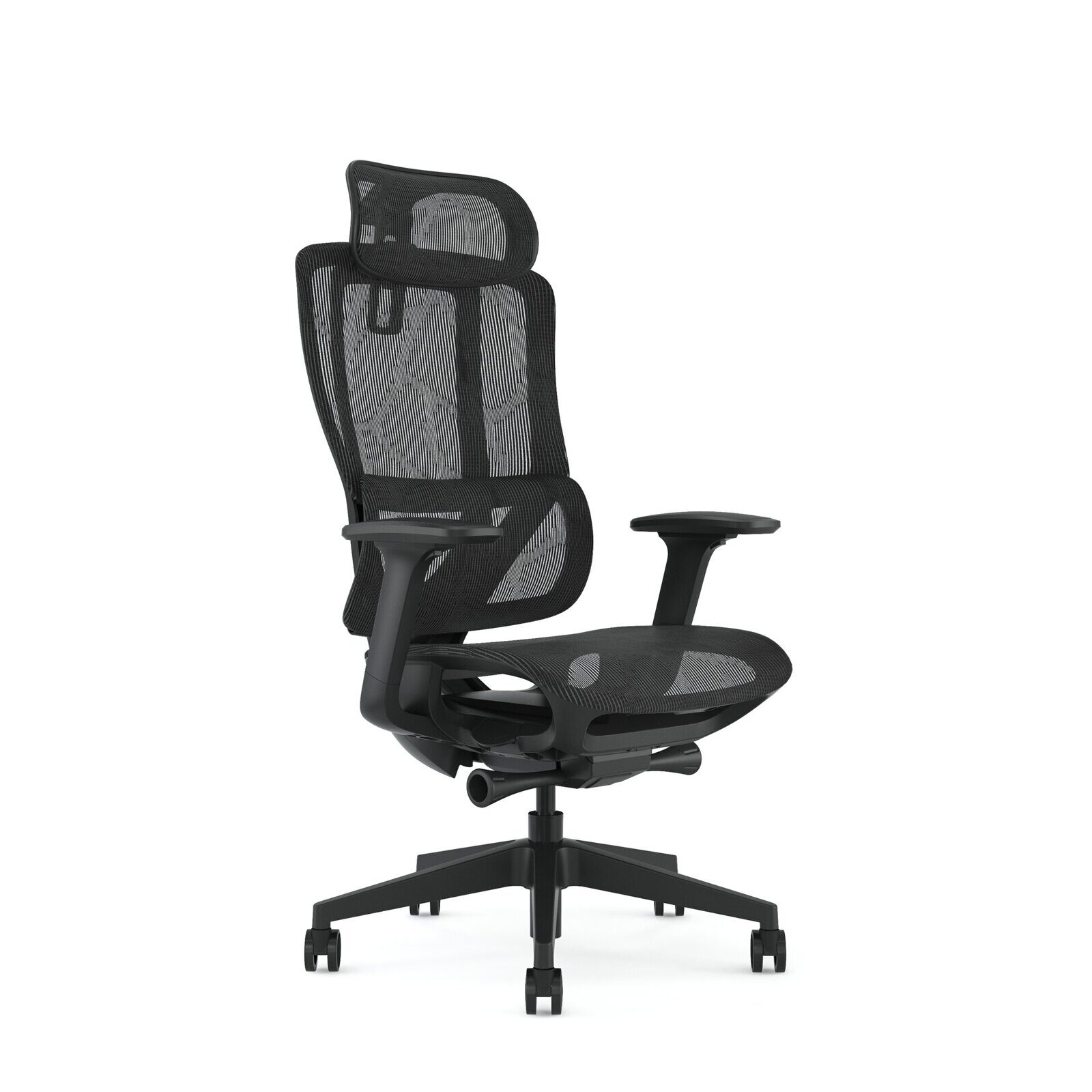 Кресло ERGONOVA ESS-001A-1 Black+Black