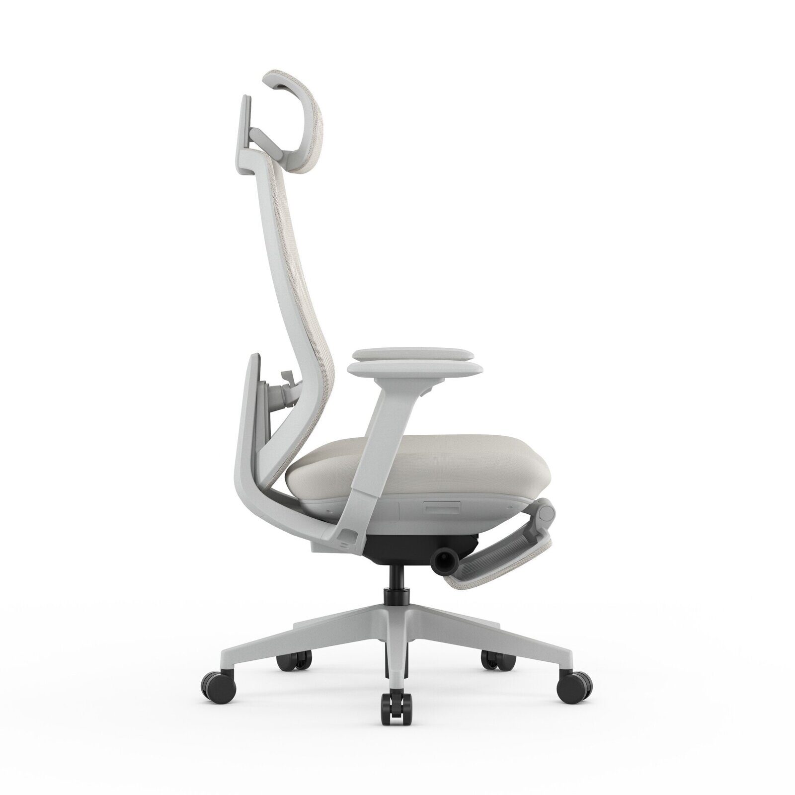 Кресло ESP3-004A-HS Light grey+Footrest